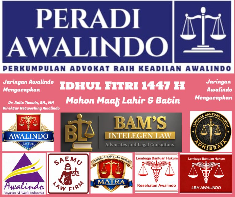 Peradi Awalindo open house Idhul Fitri 2026